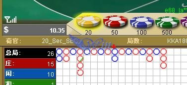 百家乐最新九宫三路打法图示新手篇
